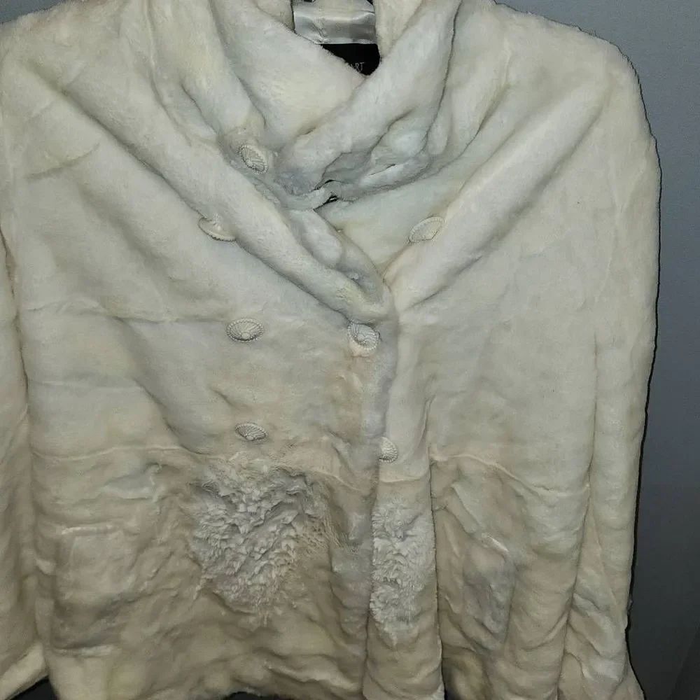 Ashley Stewart Faux Fur Coat